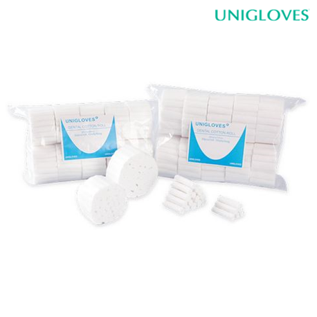 Unigloves Dental Cotton Rolls #2 (500pcs/bag) X 10 bags